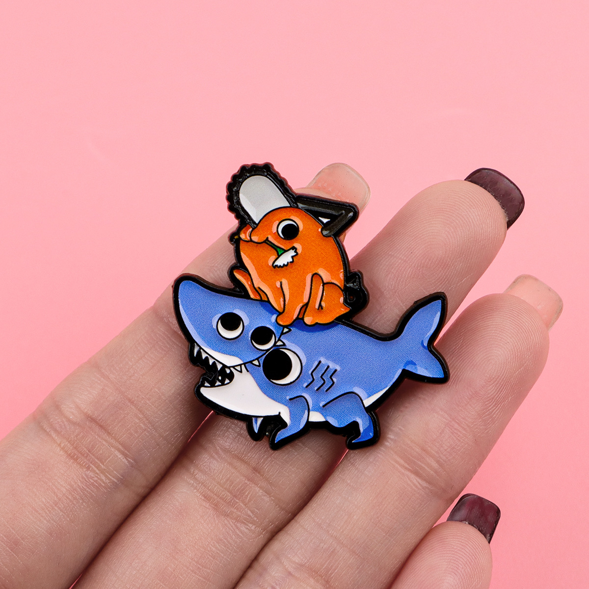 Chainsaw Man Anime Brooch Badg - đánh giá và giá Women Accessories Sale