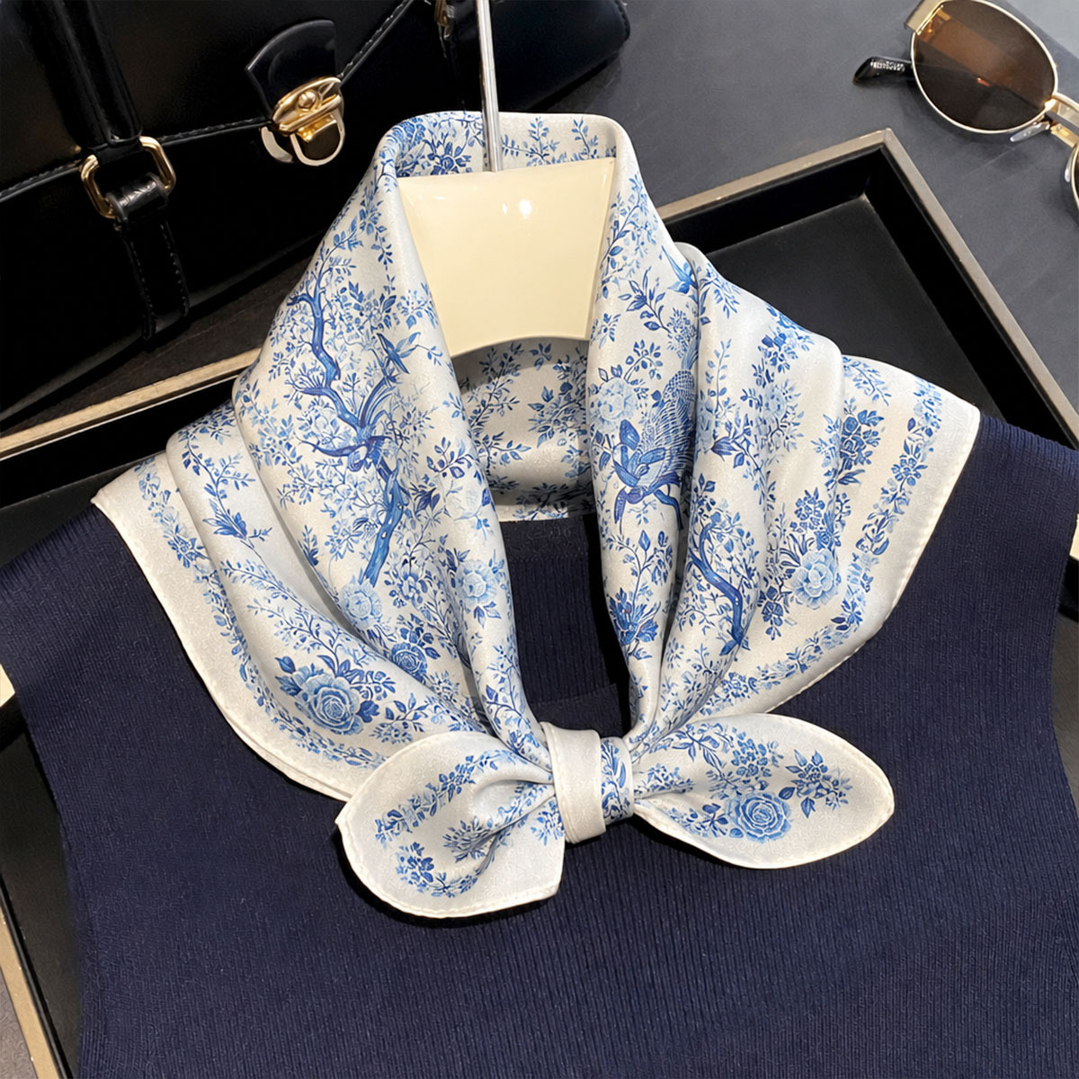100% Real Silk Scarf Women Squ - đánh giá và giá Silk Scarf Square