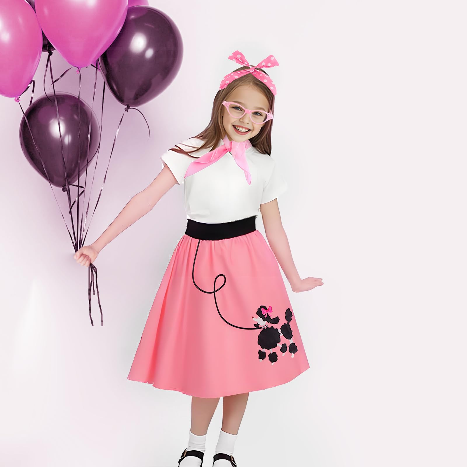 Girls Poodle Skirts 50s Sock H - đánh giá và giá Women'S Accessories In The 1950S