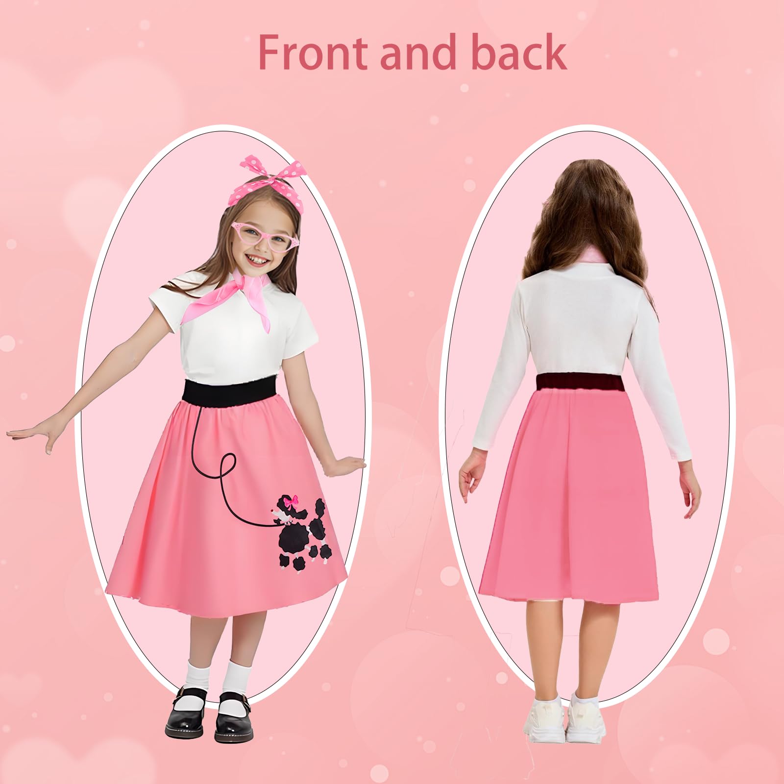 Girls Poodle Skirts 50s Sock H - đánh giá và giá Women'S Accessories In The 1950S